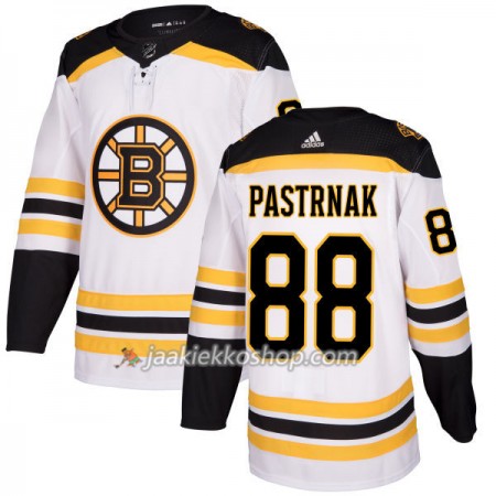 Miehille NHL Boston Bruins Pelipaita David Pastrnak 88 Adidas 2017-2018 Valkoinen Authentic